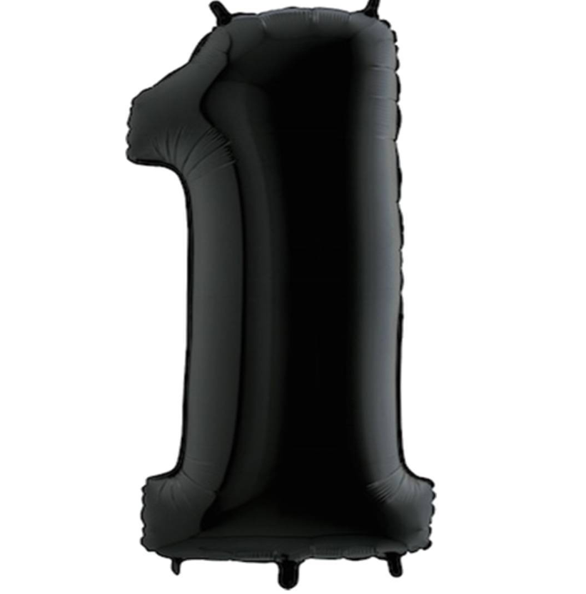 Folyo Balon Siyah 1 34 İnç 76 Cm